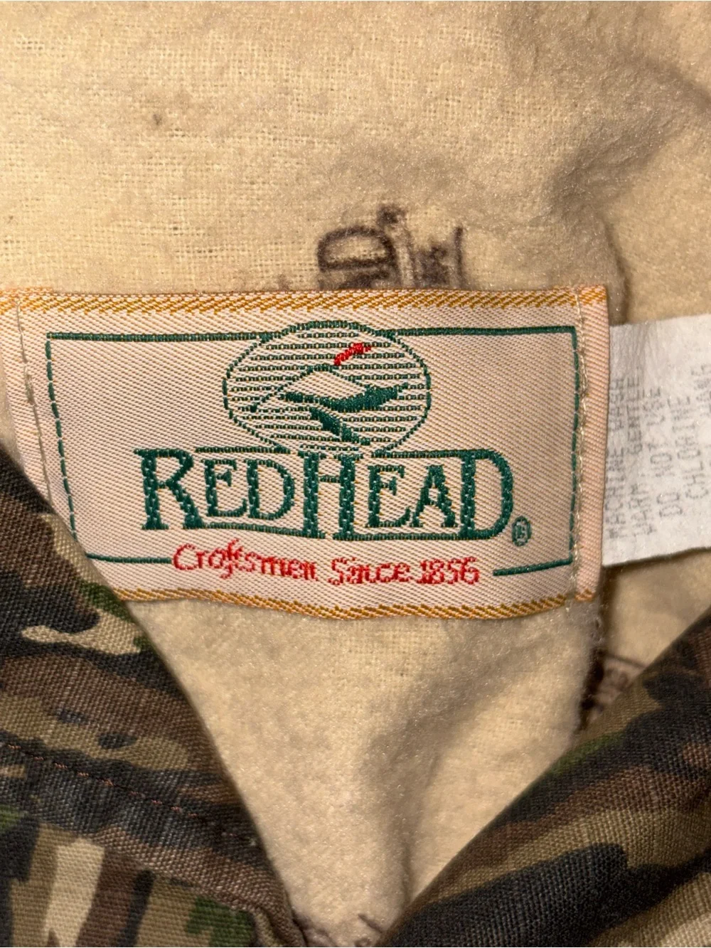 Vintage RedHead Camo Hunting Chore Coat